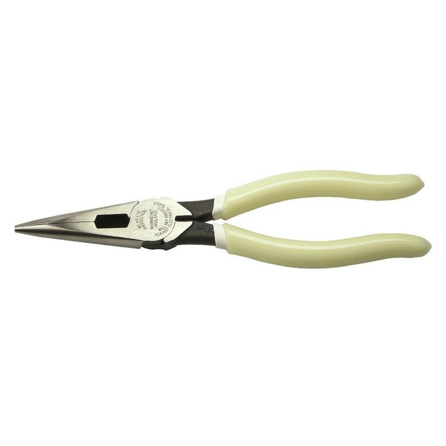 Hand Tools Klein Tools | Klein Tools D203-8-Glw 8 In. Glow In The Dark Needle Nose Pliers