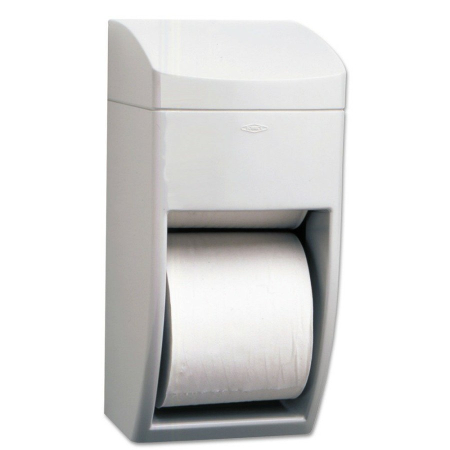 Facility Maintenance & Supplies Bobrick | Bobrick B-5288 6.25 In. X 6.88 In. X 13.5 In. 2-Roll Matrix Series Tissue Dispenser - Gray