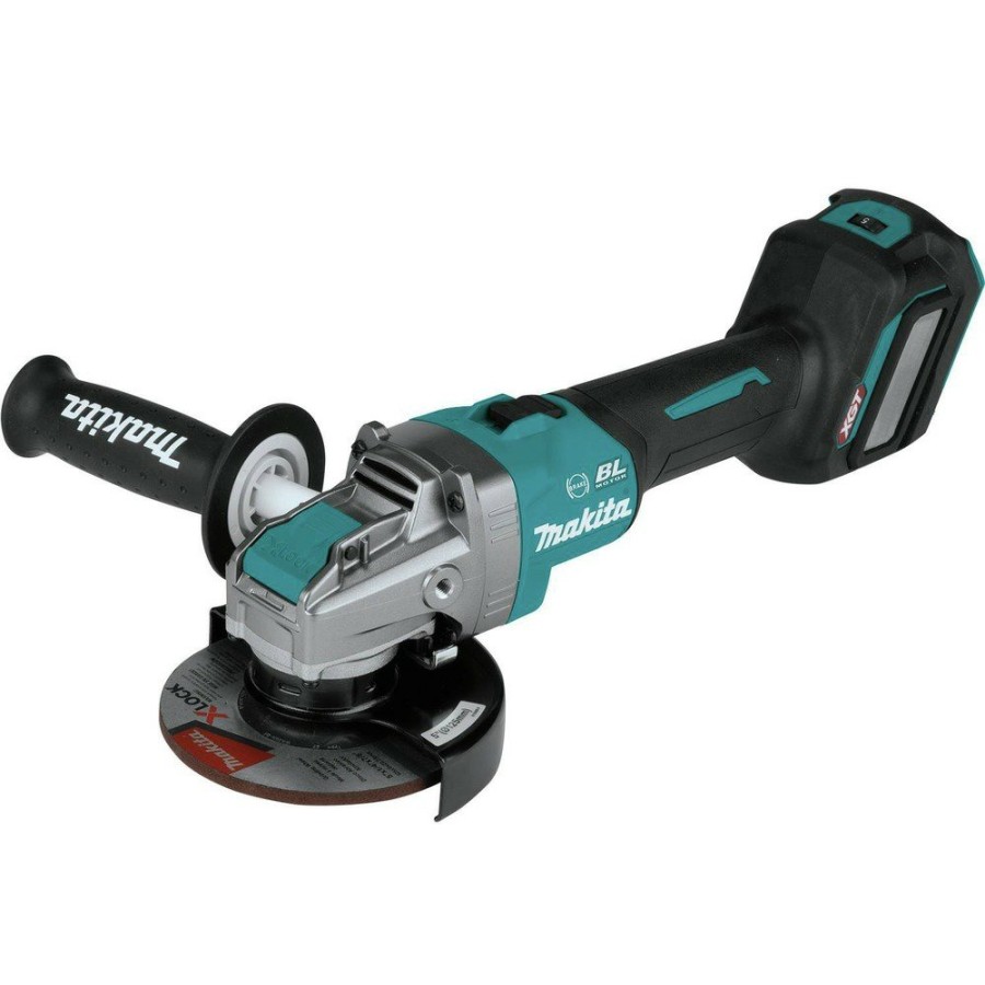 Power Tools Makita Angle Grinders | Makita Gag11Z 40V Max Xgt Brushless Lithium-Ion 5 In. Cordless X-Lock Angle Grinder (Tool Only)