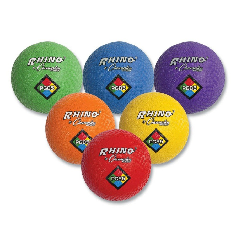 Outdoor Champion Sports | Champion Sports Pgset 8.5 In. Diameter Playground Ball Set - Assorted (6/Set)