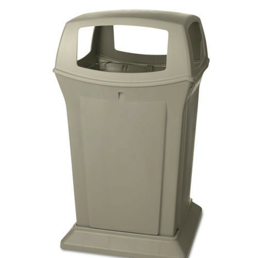 Facility Maintenance & Supplies Rubbermaid Commercial | Rubbermaid Commercial Fg917388Beig Ranger 45-Gallon Fire-Safe Structural Foam Open-Style Container - Beige