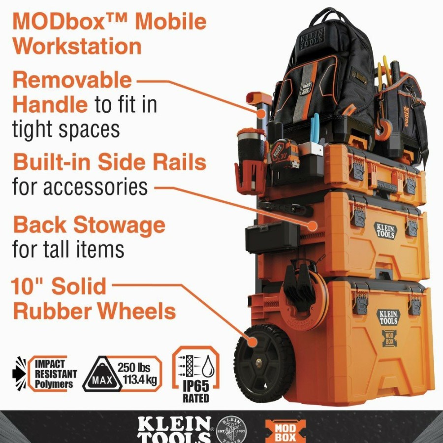 Tool Storage Klein Tools | Klein Tools 54802Mb Modbox Rolling Toolbox