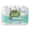 Facility Maintenance & Supplies Seventh Generation | Seventh Generation 13733 100% Recycled 2-Ply Bathroom Tissue - White (240 Sheets/Roll, 12 Rolls/Pack)