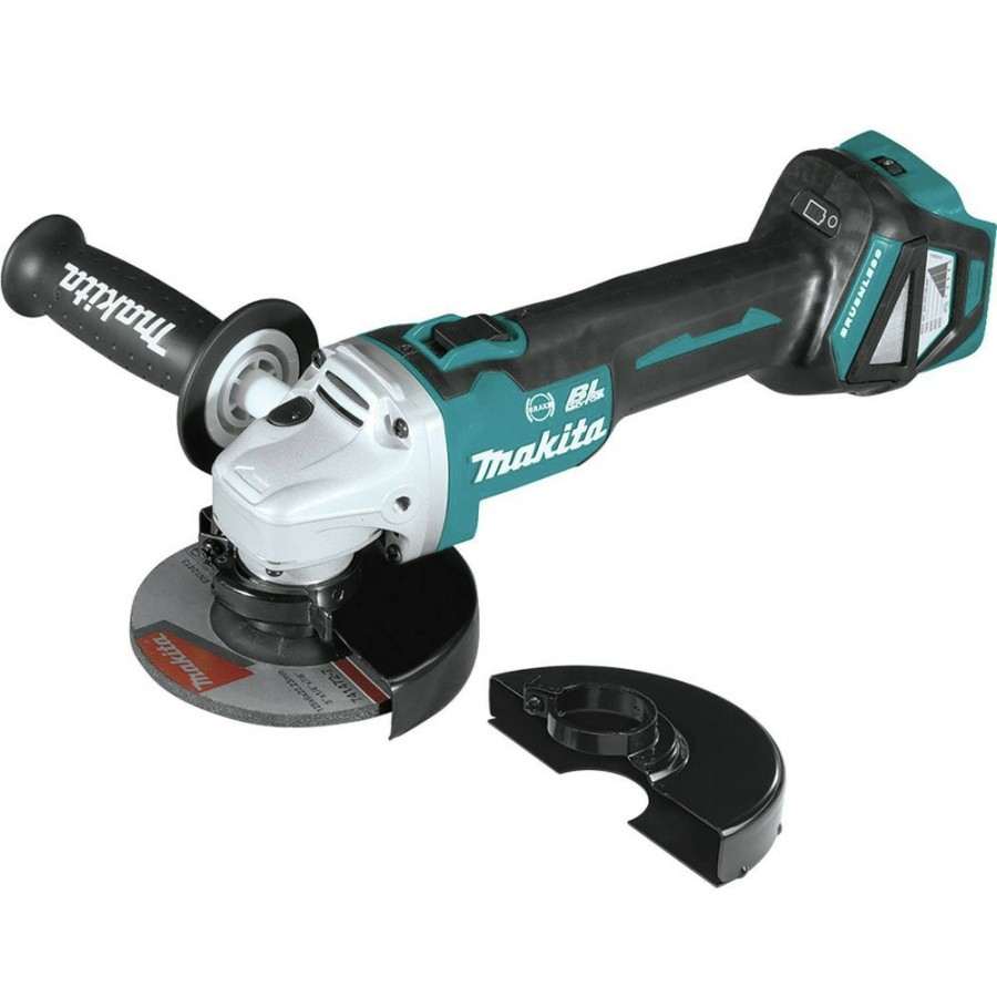 Power Tools Makita Cut Off Grinders | Makita Xag16Z 18V Lxt Lithium-Ion Brushless Cordless 4-1/2 In. Or 5 In. Cut-Off/Angle Grinder With Electric Brake (Tool Only)