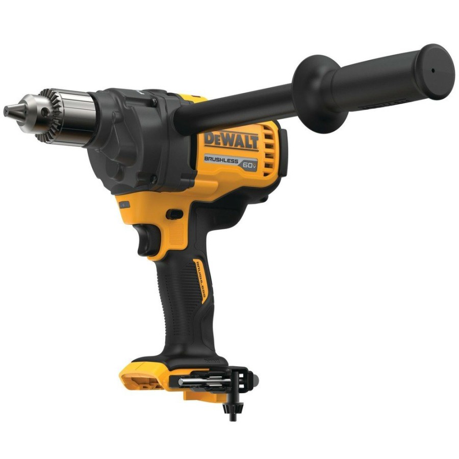 Power Tools Dewalt Drill Drivers | Dewalt Dcd130B 60V Max Brushless Lithium-Ion Cordless Mixer/Drill With E-Clutch System (Tool Only)