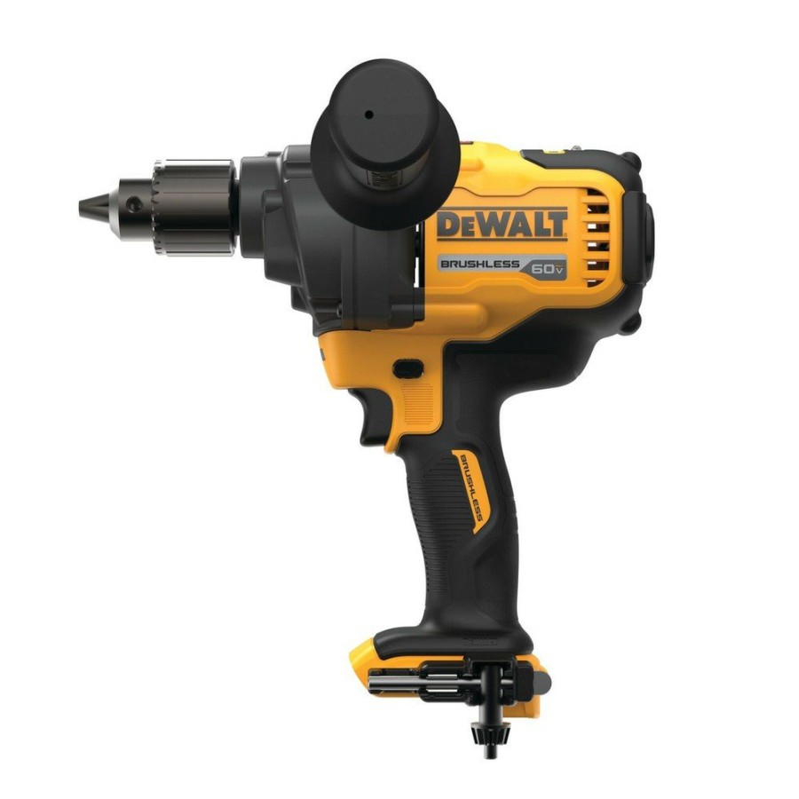 Power Tools Dewalt Drill Drivers | Dewalt Dcd130B 60V Max Brushless Lithium-Ion Cordless Mixer/Drill With E-Clutch System (Tool Only)