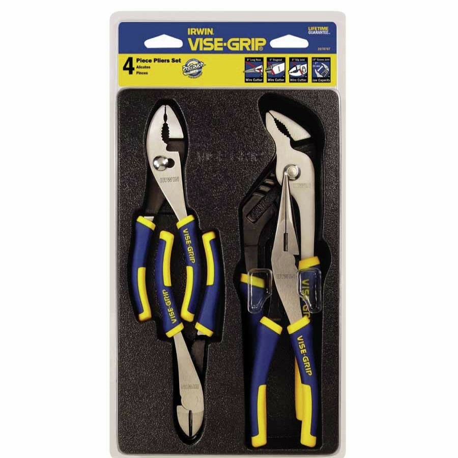 Hand Tools Irwin Vise-Grip | Irwin Vise-Grip 2078707 Irwin Vise-Grip 4-Piece Proplier Sets