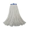 Facility Maintenance & Supplies Boardwalk Cleaning Tools | Boardwalk Bwk720R 20 Oz. Economical Lie-Flat Rayon Fiber Mop Head - White (12/Carton)