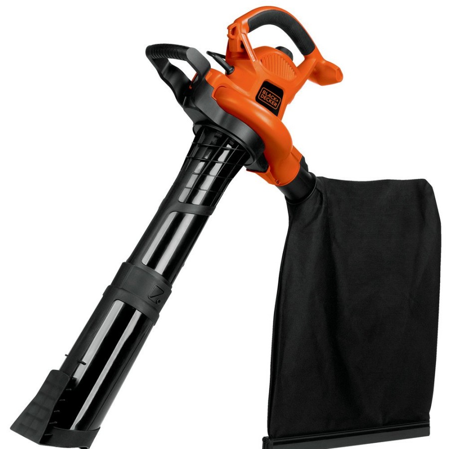 Outdoor Power Tools & Equipment Black & Decker Handheld Blowers | Black & Decker Bv6600 120V 12 Amp High Performance Corded Blower/Vacuum/Mulcher