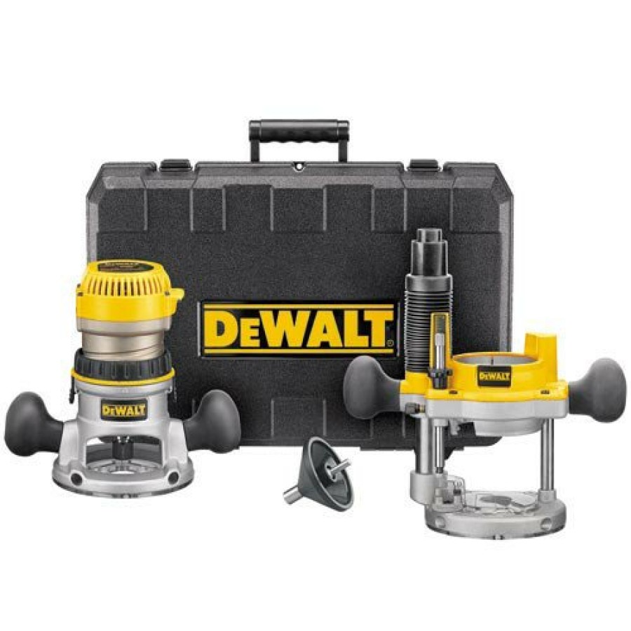 Woodworking Tools Dewalt Plunge Base Routers | Dewalt Dw616Pk 1-3/4 Hp Fixed Base And Plunge Router Combo Kit