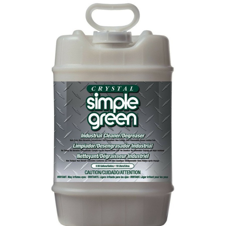 Facility Maintenance & Supplies Simple Green Cleaners | Simple Green 0600000119005 Crystal 5-Gallon Industrial Cleaner/Degreaser Pail