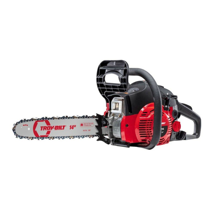 Outdoor Power Tools & Equipment Troy-Bilt | Troy-Bilt Tb4214 42Cc Low Kickback 14 In. Gas Chainsaw