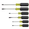 Hand Tools Klein Tools | Klein Tools 85074 6-Piece Cushion-Grip Screwdriver Set