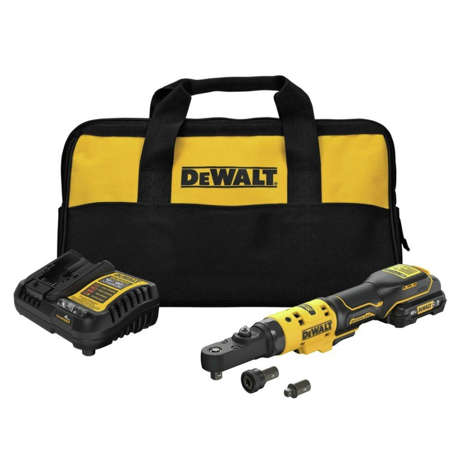 Power Tools Dewalt | Dewalt Dcf500Gg1 12V Max Xtreme Brushless Lithium-Ion 3/8 In. And 1/4 In. Cordless Sealed Head Ratchet Kit (3 Ah)