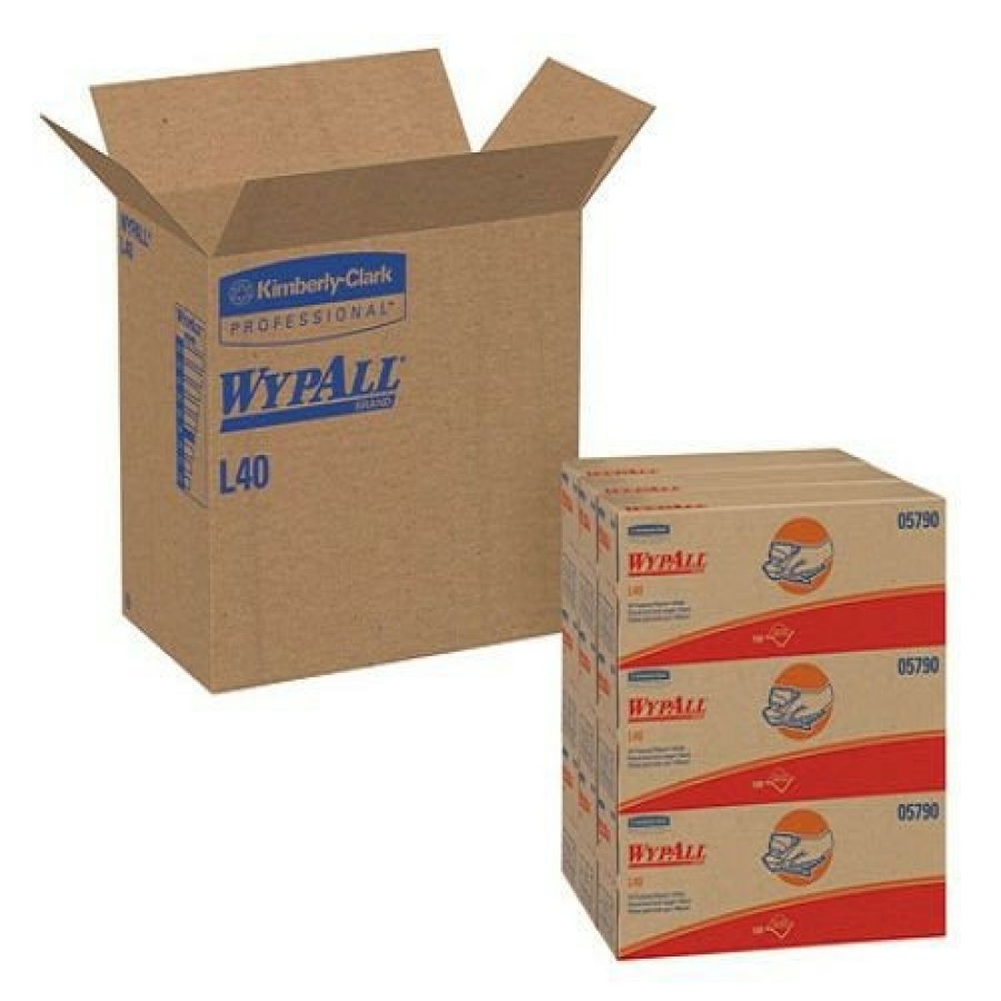 Facility Maintenance & Supplies WypAll | Wypall 5790 L40 Pop-Up Box 16.4 In. X 9.8 In. Towels - White (100/Box, 9 Boxes/Carton)