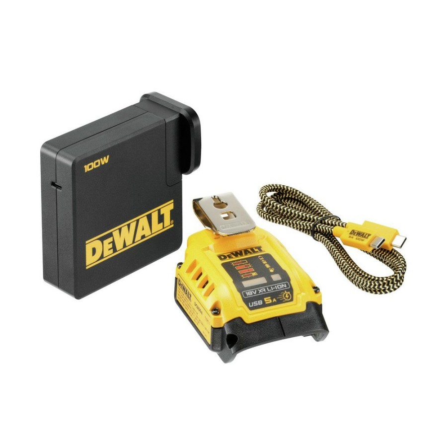 Batteries & Chargers Dewalt | Dewalt Dcb094K 20V Max Flexvolt 5 Amp Usb Charging Kit