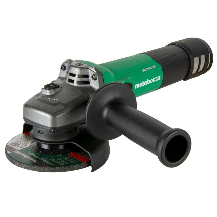 Power Tools Metabo HPT Angle Grinders | Metabo Hpt G13Ve2M 120V 12 Amp Ac Brushless Variable Speed 5 In. Corded Angle Grinder