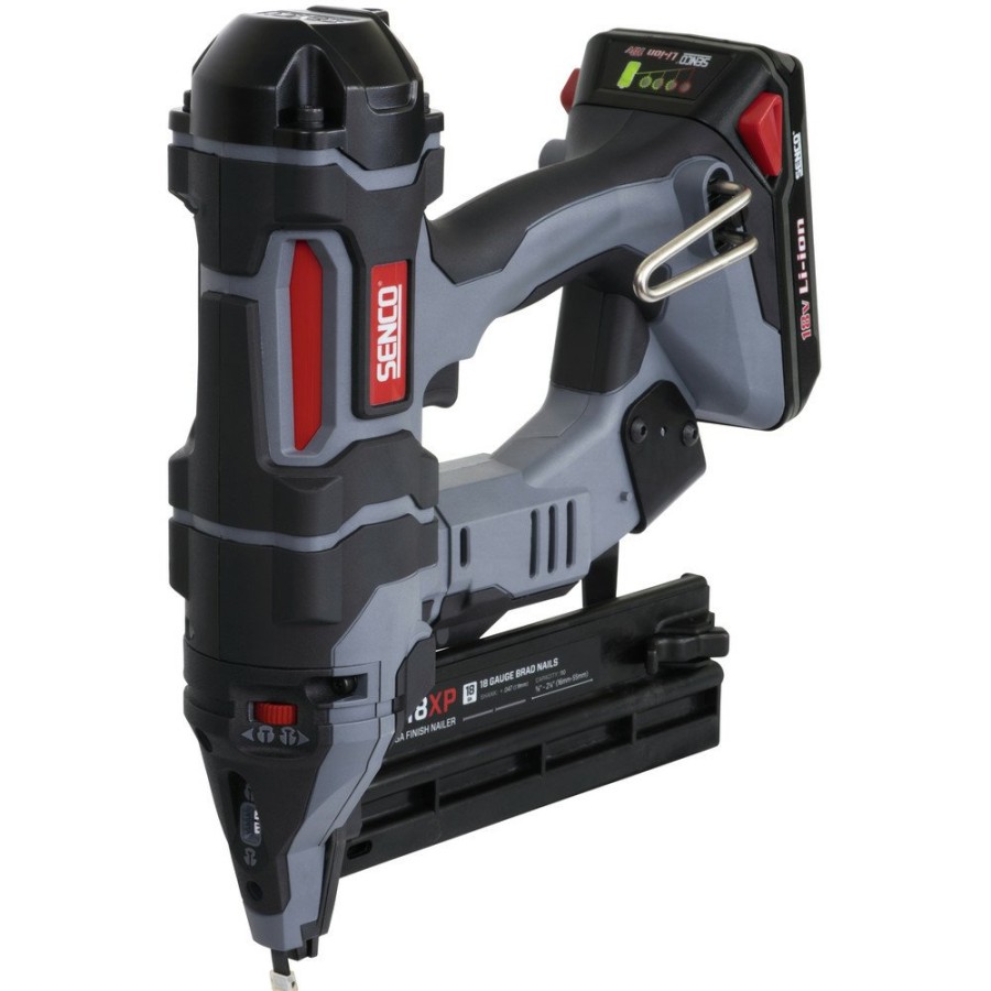 Power Tools SENCO Nailers | Senco 10M0001N Fusion 18V Lithium-Ion 2-1/8 In. Cordless 18 Ga. Brad Nailer (1.5 Ah)