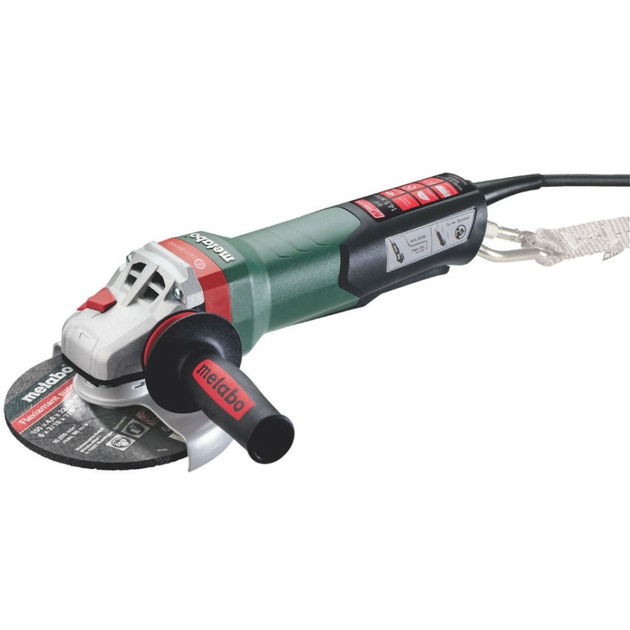 Power Tools Metabo Angle Grinders | Metabo 613117420 Wepba 19-150 Q Ds M-Brush 120V 14.5 Amp 6 In. Corded Brake Angle Grinder With Brake System