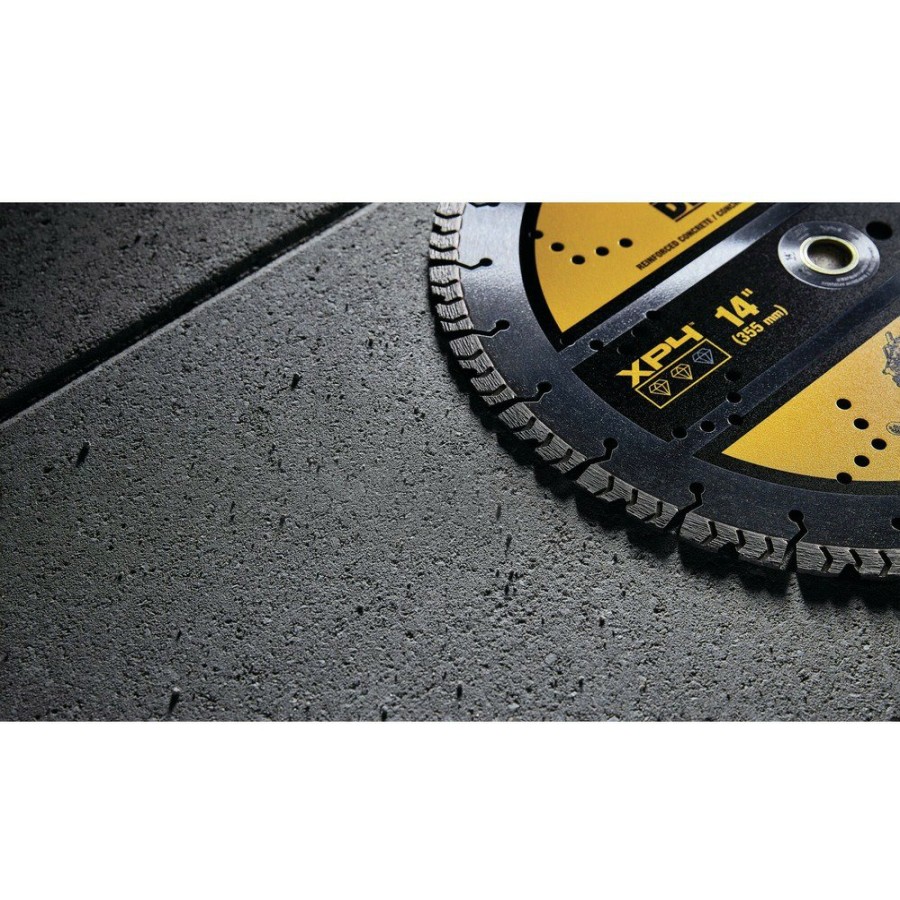 Power Tool Accessories Dewalt Circular Saw Blades | Dewalt Dw47434 14 In. Xp4 Reinforced Concrete Segmented Diamond Blade