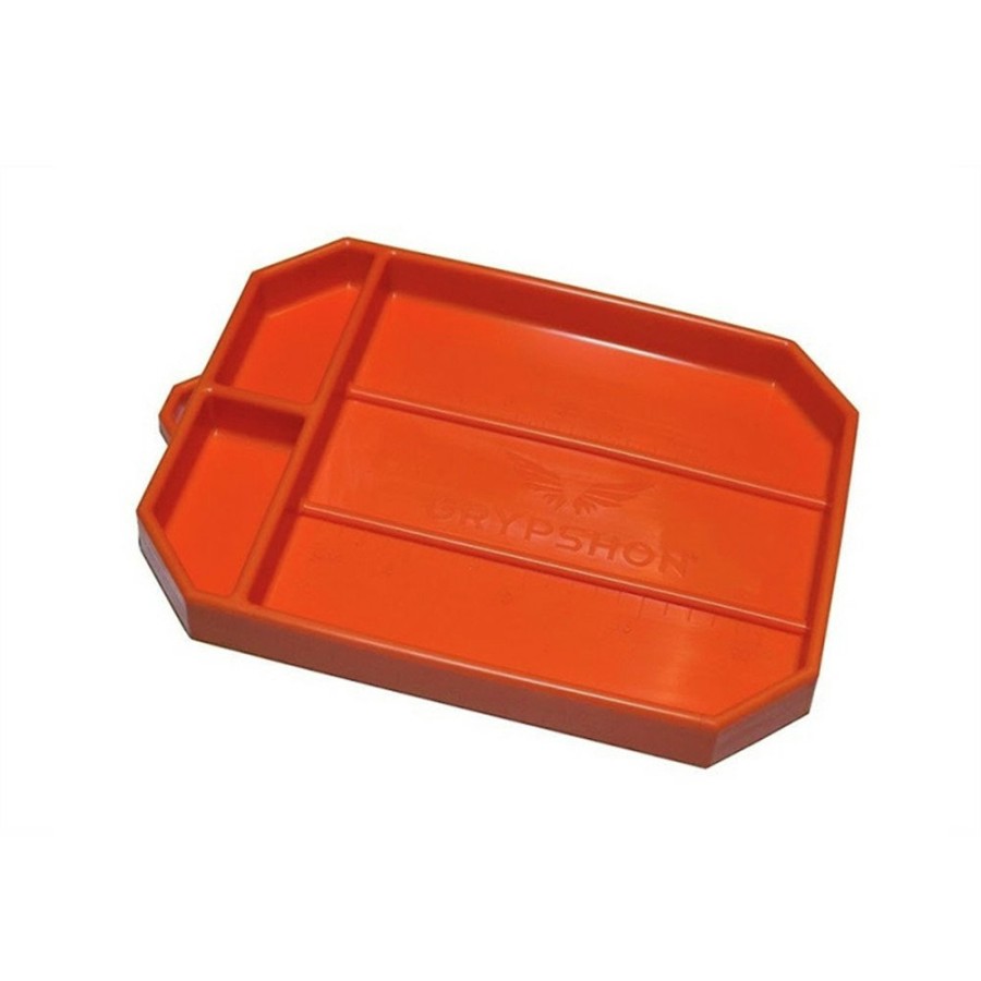 Automotive Grypmat | Grypmat Cr02S Grypmat Flexible Non-Slip Tool Tray - Medium, Bright Orange