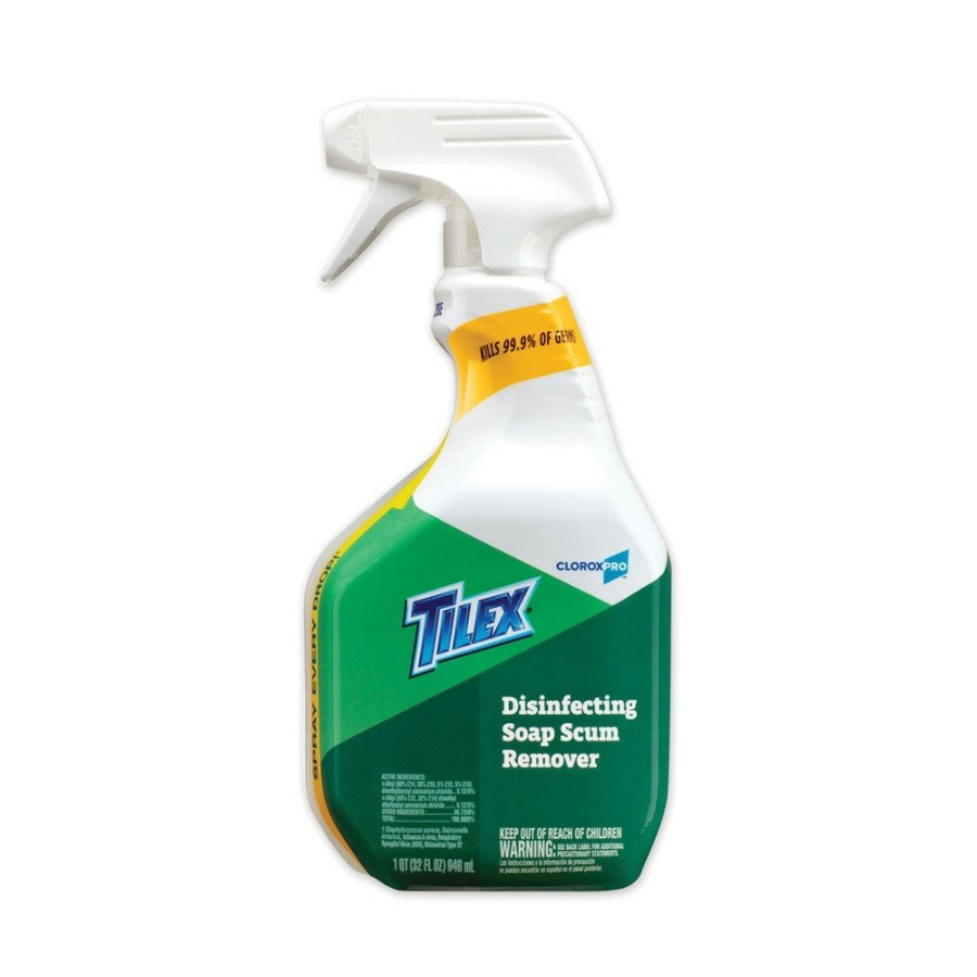 Facility Maintenance & Supplies Tilex Cleaners | Tilex 35604 32 Oz. Soap Scum Remover And Disinfectant Smart Tube Spray