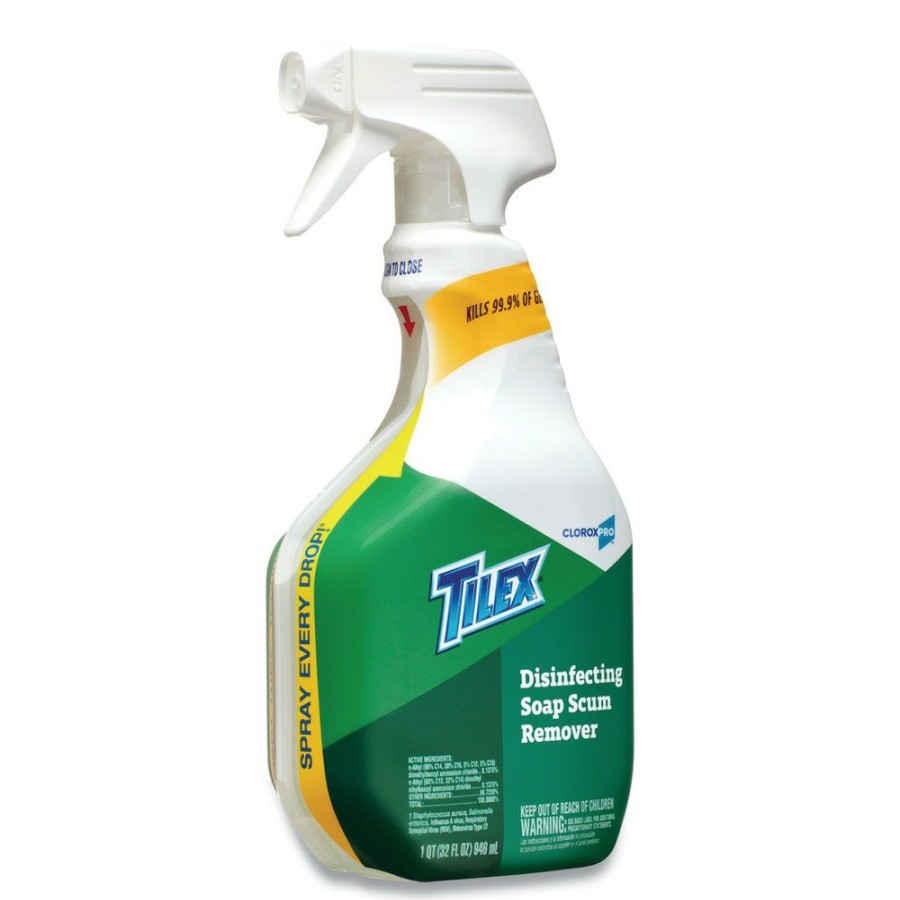 Facility Maintenance & Supplies Tilex Cleaners | Tilex 35604 32 Oz. Soap Scum Remover And Disinfectant Smart Tube Spray