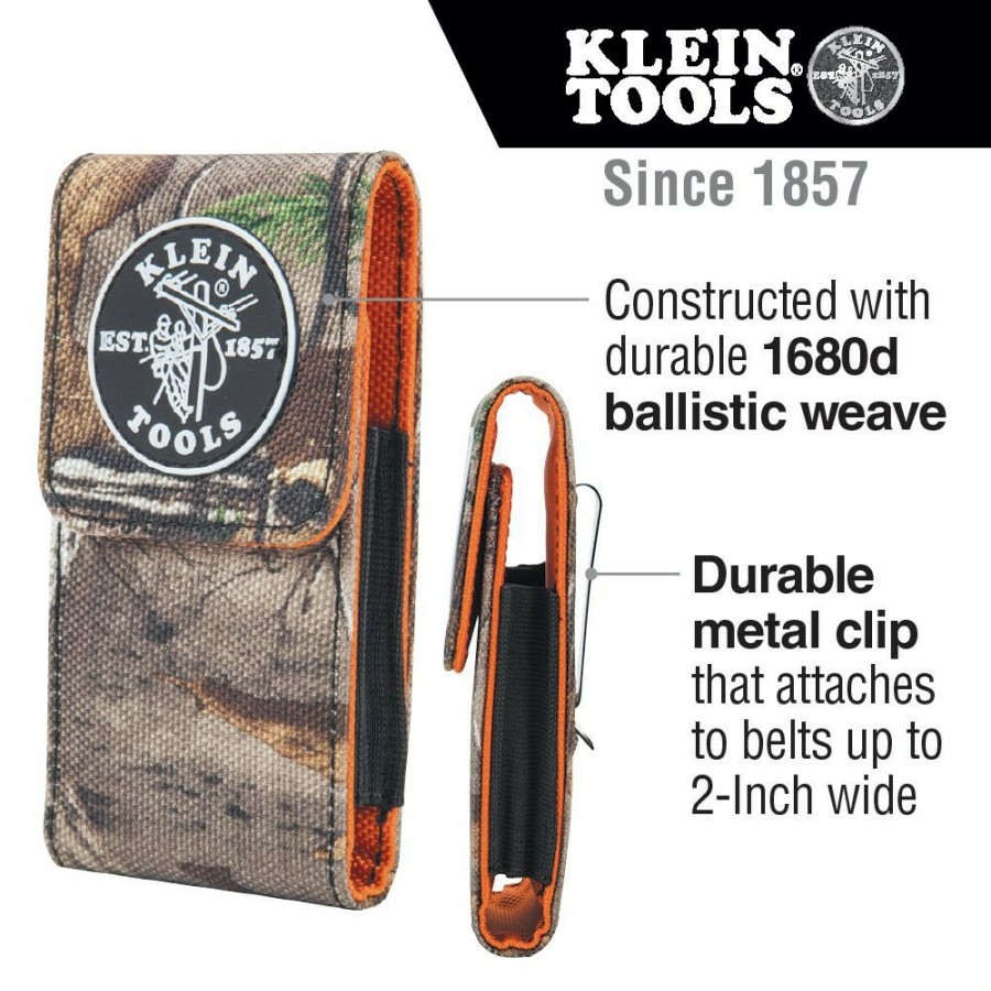 Tool Storage Klein Tools | Klein Tools 55564 Tradesman Pro Phone Holder - Xl, Camo