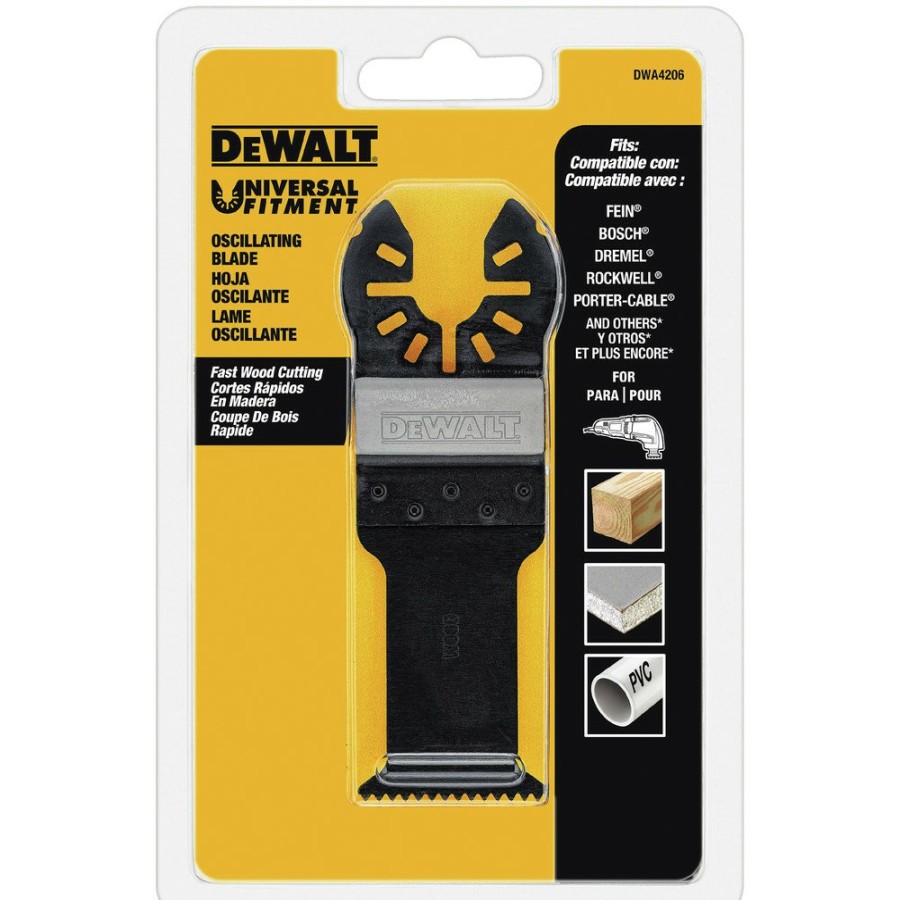 Power Tool Accessories Dewalt | Dewalt Dwa4206 Oscillating Tool Fastcut Wood Blade