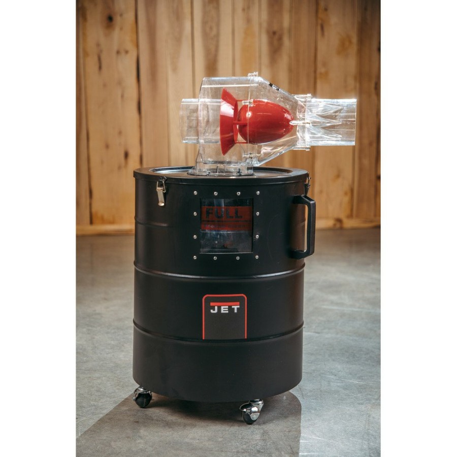 Woodworking Tools JET Dust Collectors | Jet 717650 Cyclonic Dust And Chip Separator With Bin