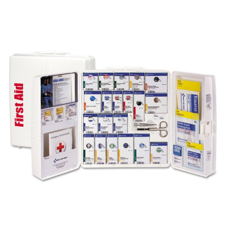 Safety Equipment First Aid Only First Aid And Emergency Kits | First Aid Only Fao90608021 241-Piece Smartcompliance First Aid Cabinet With Medications