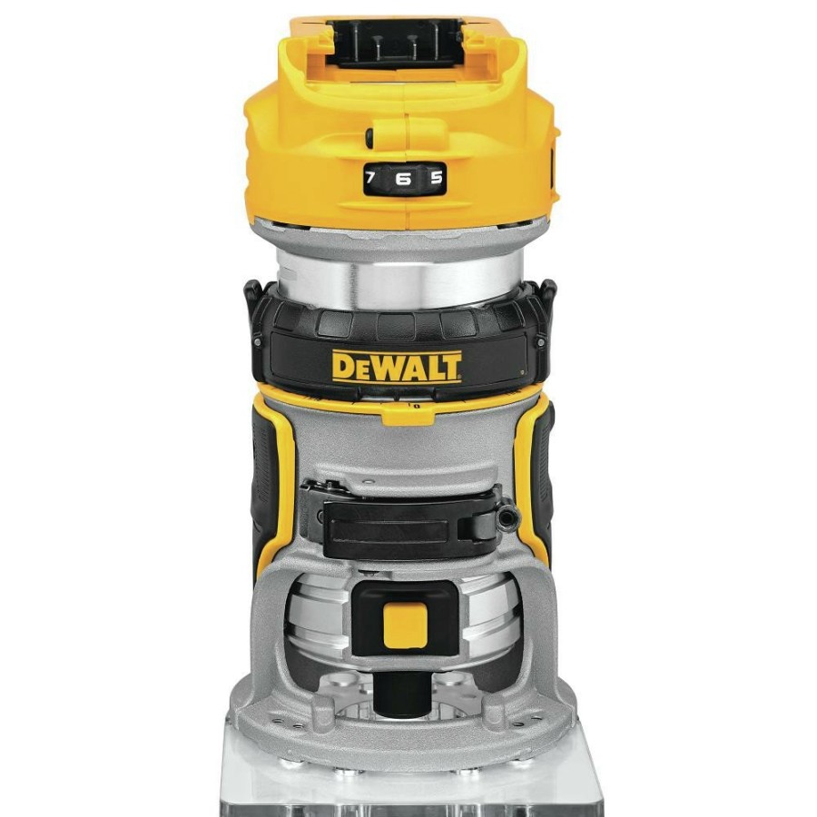 Power Tools Dewalt Compact Routers | Dewalt Dcw600B 20V Max Xr Cordless Compact Router (Tool Only)