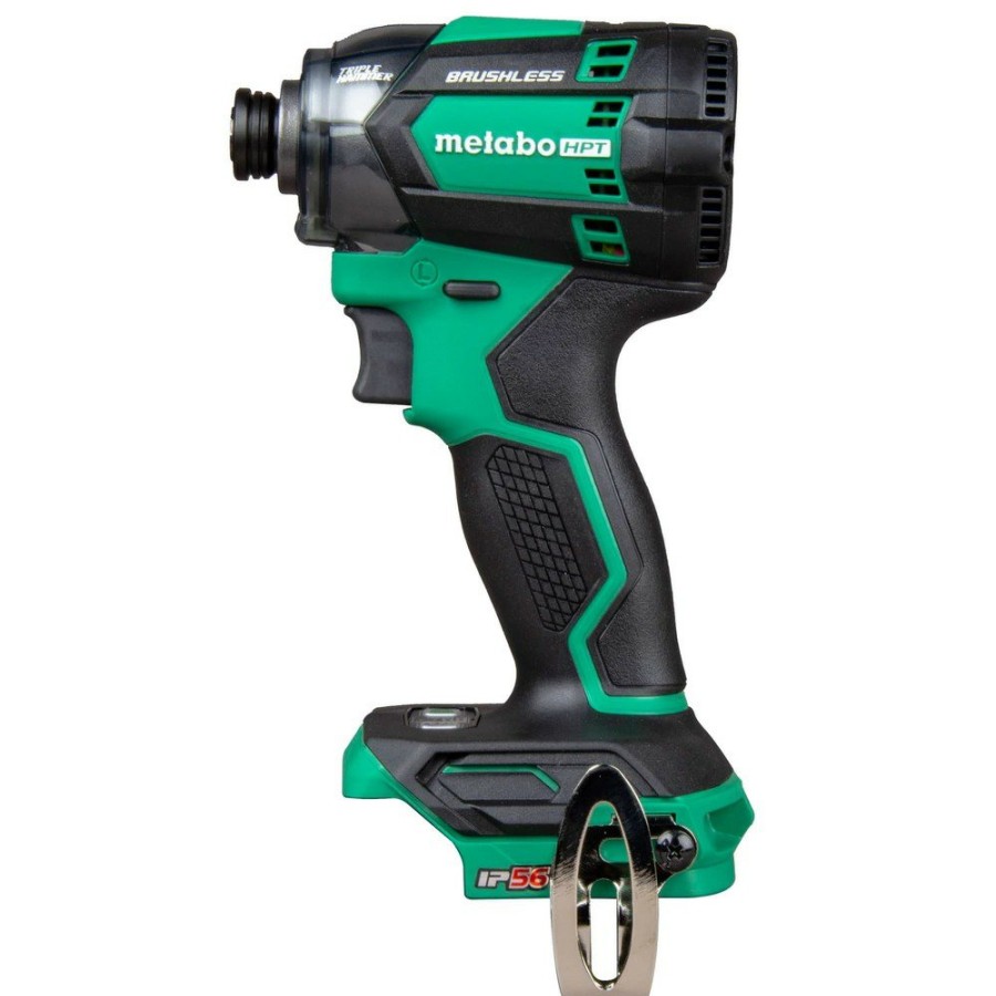 Power Tools Metabo HPT Impact Drivers | Metabo Hpt Wh18Dcq4M 18V Multivolt Brushless Lithium-Ion Cordless Triple Hammer Bolt Impact Driver (Tool Only)