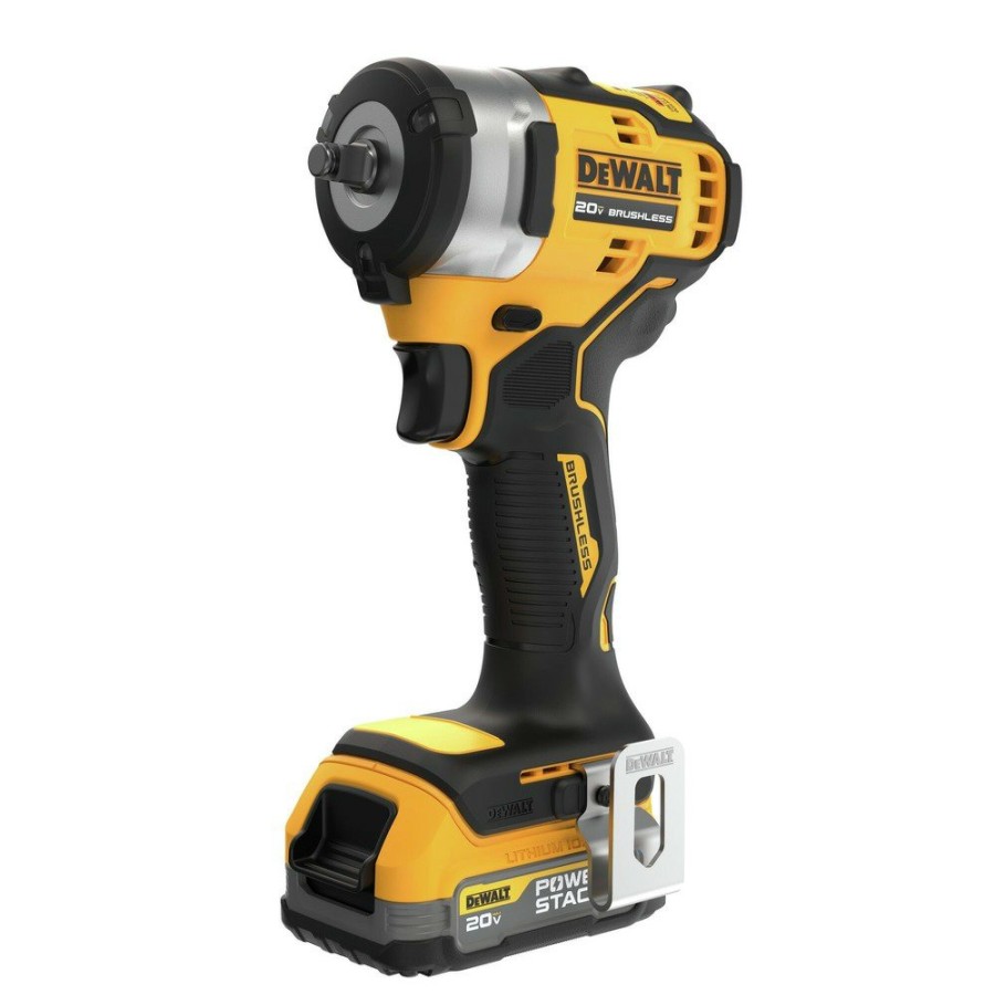 Power Tools Dewalt | Dewalt Dcf913E1 20V Max Brushless Lithium-Ion 3/8 In. Cordless Impact Wrench Kit (1.7 Ah)