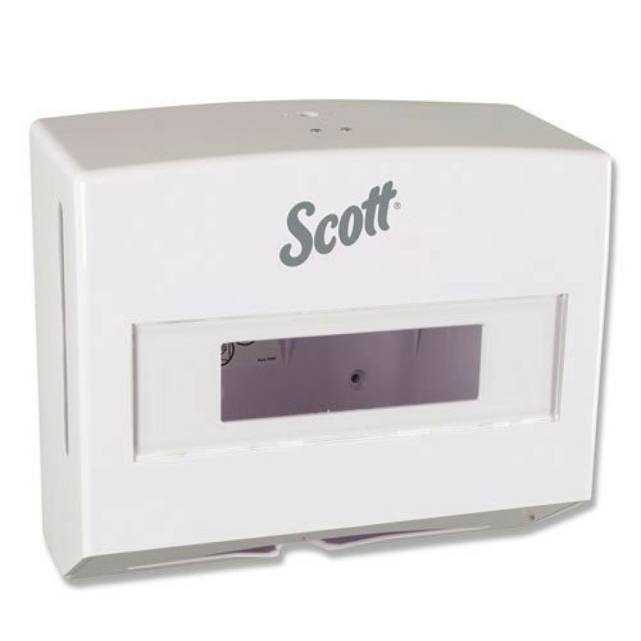 Facility Maintenance & Supplies Scott | Scott Kcc 09214 Scottfold 10.75 In. X 4.75 In. X 9 In. Folded Towel Dispenser - White (1/Carton)