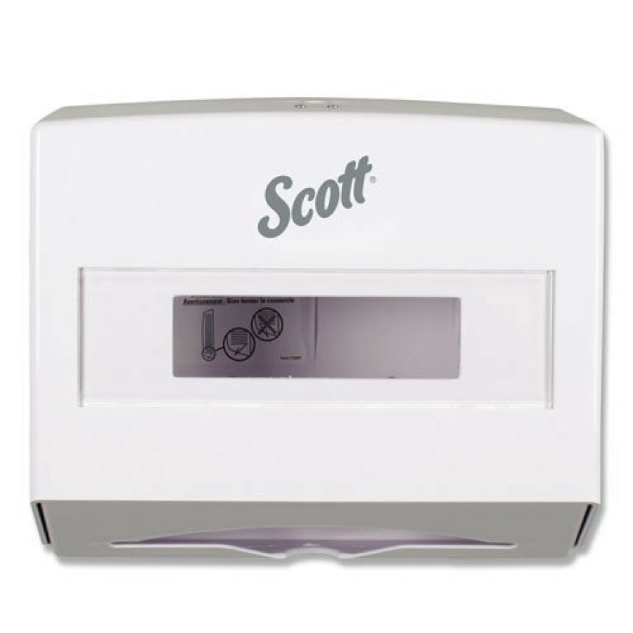 Facility Maintenance & Supplies Scott | Scott Kcc 09214 Scottfold 10.75 In. X 4.75 In. X 9 In. Folded Towel Dispenser - White (1/Carton)