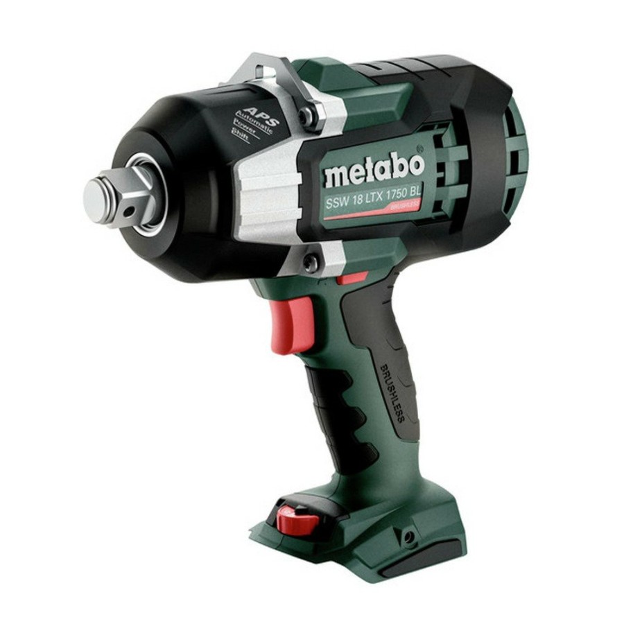 Power Tools Metabo | Metabo 602402850 Ssw 18 Ltx 1750 Bl 18V Brushless Lithium-Ion 3/4 In. Square Cordless Impact Wrench (Tool Only)