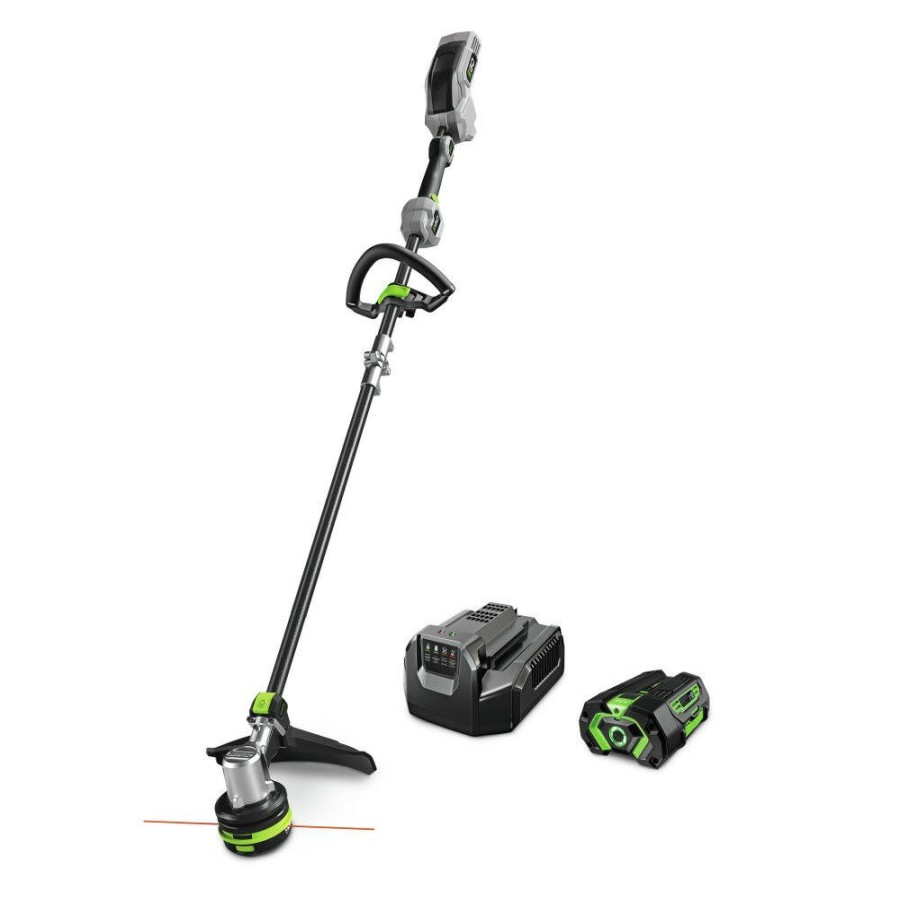 Outdoor Power Tools & Equipment EGO String Trimmers | Ego St1523S 56V Brushless Lithium-Ion 15 In. Cordless Powerload String Trimmer With Carbon Fiber Shaft Kit (4 Ah)