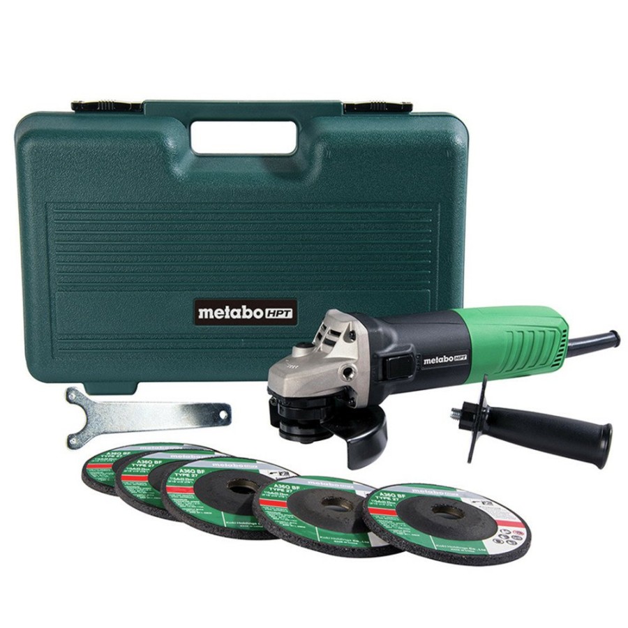 Power Tools Metabo HPT Angle Grinders | Metabo Hpt G12Sr4M 6.2 Amp 4-1/2 In. Angle Grinder