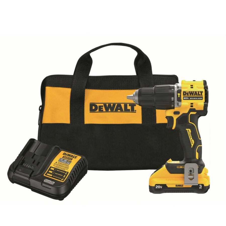 Power Tools Dewalt Hammer Drills | Dewalt Dcd799L1 20V Max Atomic Compact Series Brushless Lithium-Ion 1/2 In. Cordless Hammer Drill Kit (3 Ah)