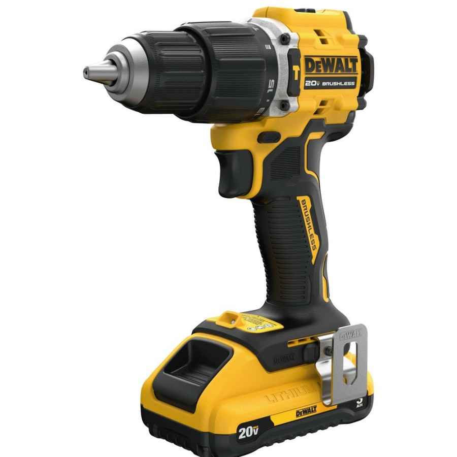 Power Tools Dewalt Hammer Drills | Dewalt Dcd799L1 20V Max Atomic Compact Series Brushless Lithium-Ion 1/2 In. Cordless Hammer Drill Kit (3 Ah)