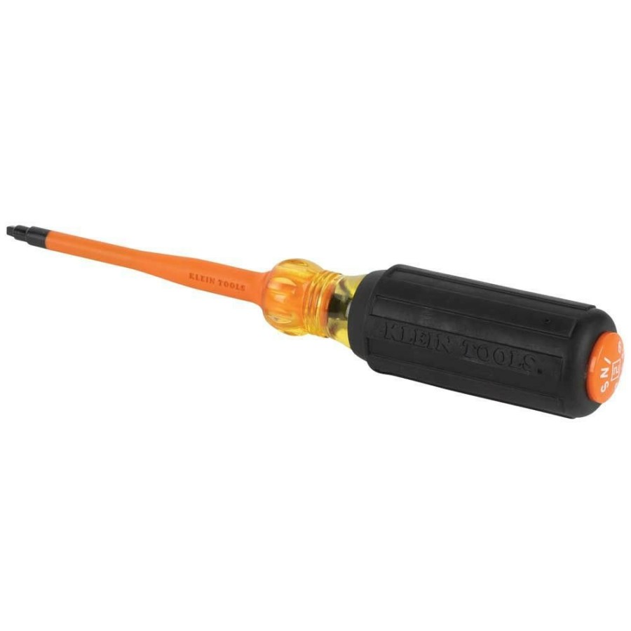 Hand Tools Klein Tools | Klein Tools 6944Ins #2 Square Tip 4 In. Round Shank Insulated Screwdriver