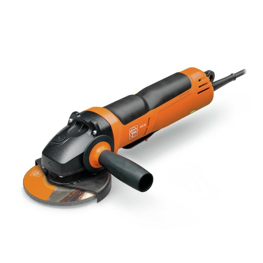 Power Tools Fein Angle Grinders | Fein 72227760120 Cg 15-150 Blp 6 In. Corded Compact Angle Grinder