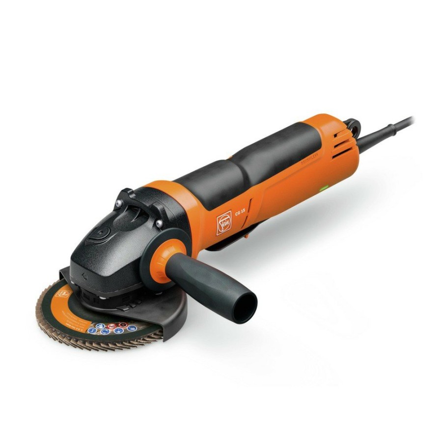 Power Tools Fein Angle Grinders | Fein 72227760120 Cg 15-150 Blp 6 In. Corded Compact Angle Grinder