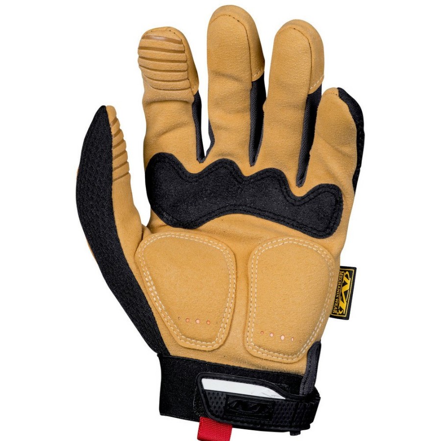 Safety Equipment Mechanix Wear | Mechanix Wear Mp4X-75-009 Material4X M-Pact Heavy-Duty Impact Gloves - Medium 9, Tan/Black