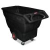 Facility Maintenance & Supplies Rubbermaid Commercial | Rubbermaid Commercial Fg101300Bla 151 Gal. 1000 Lbs. Capacity Plastic Structural Foam Tilt Truck - Black