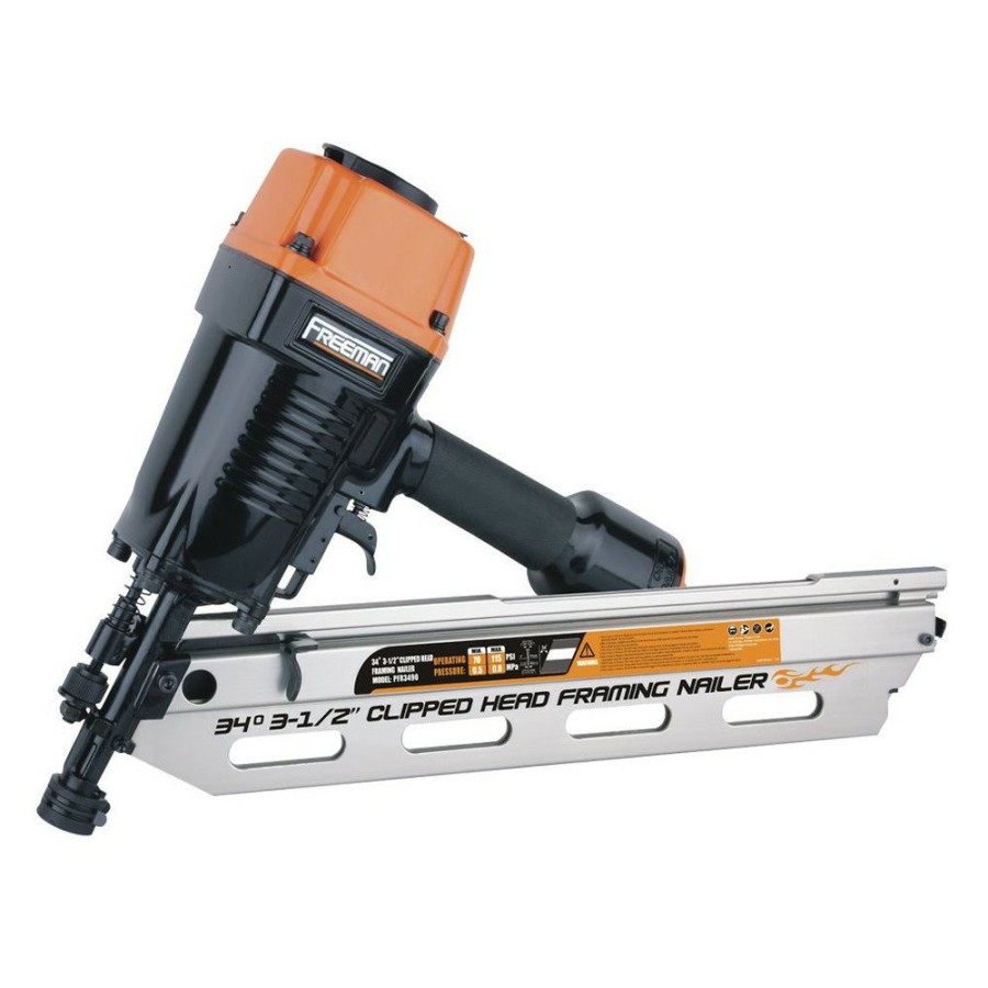 Air Tools And Equipment Freeman Nail Guns | Freeman Pfr3490 3-1/2 In. 34 Degree Clipped Head Framing Nailer