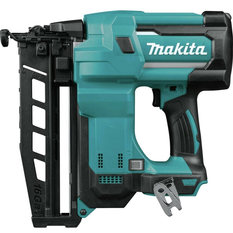 Power Tools Makita Nailers | Makita Xnb02Z 18V Lxt Lithium-Ion Cordless 2-1/2 In. Straight Finish Nailer, 16 Ga. (Tool Only)