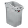 Facility Maintenance & Supplies Rubbermaid Commercial | Rubbermaid Commercial 2026721 Slim Jim 23 Gallon Polyethylene Under-Counter Container - Gray