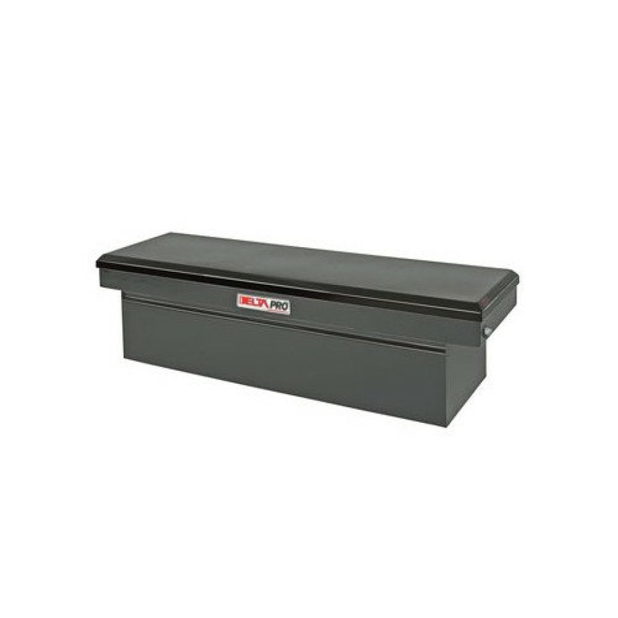 Automotive Delta Crossovers Truck Boxes | Delta Psc1456002 Steel Single Lid Deep Full-Size Crossover Truck Box (Black)